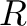 \displaystyle{R}