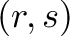 \displaystyle{(r,s)}