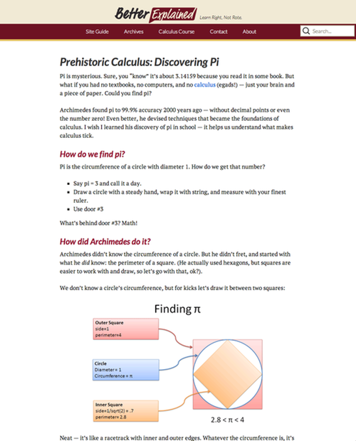 Site Update: New Design + Intuition Cheatsheet – BetterExplained